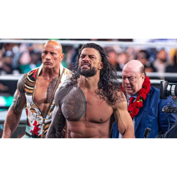 Roman Reigns The Tribal Chief 2018 WWE Raw Mat Relic Money In The Bank - Picture 3 of 8